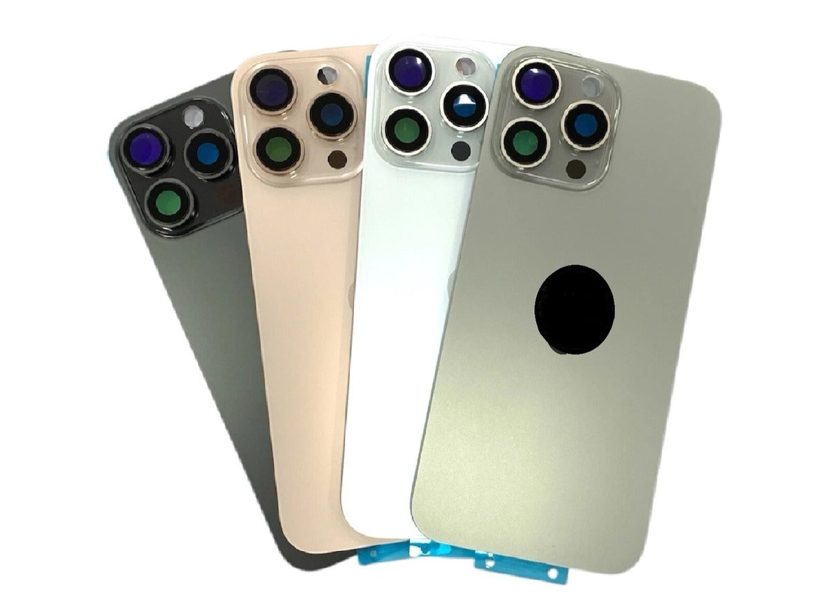 No Logo Back Glass With Bracket & NFC Flex iPhone 16 Pro White Titanium