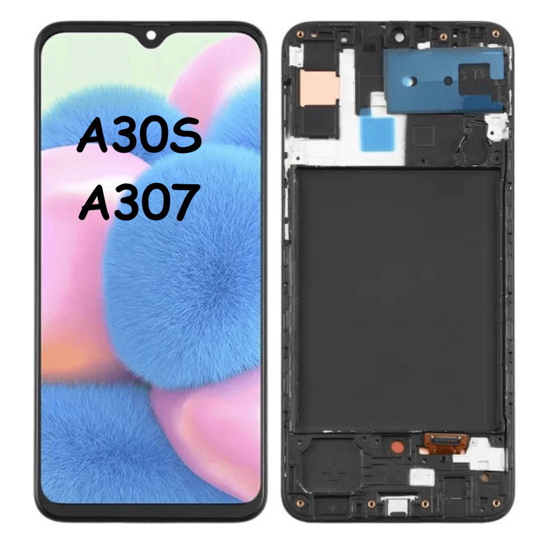 Replacement Lcd Screen Assembly Assembly for Samsung Galaxy A30s Black Oled