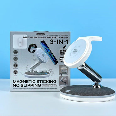 REMAX Bodi 22W Multifunctional 3-in-1 Foldable Wireless Charger RP-W90