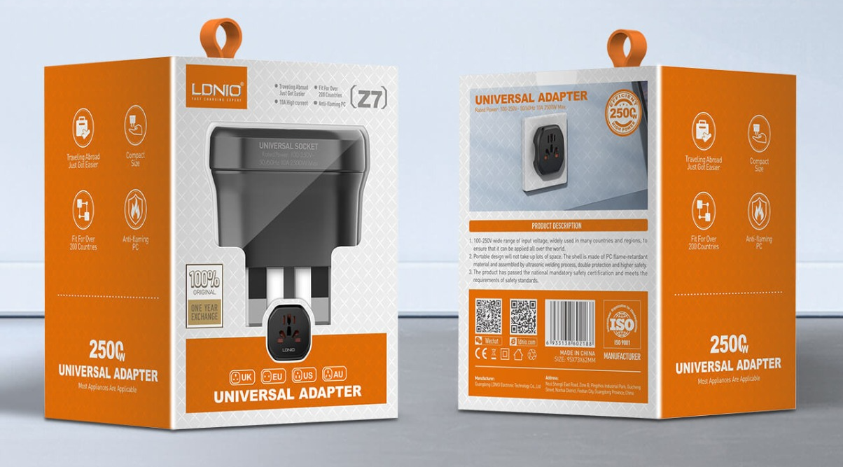 LDNIO Travel adapter Z7 Conversion Socket