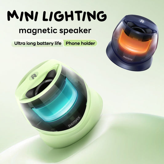 REMAX Lighting Wireless Portable Magnetic Holder Speaker RB-M3