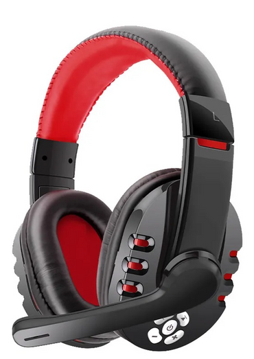 OVLENG V8-1 Wireless Bluetooth Gaming Headset Black / Red