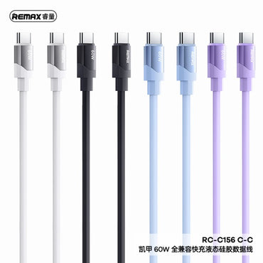 REMAX 60W All Compatible Liquid Silicone Fast Charging Cable 1.2M RC-C156 C-C