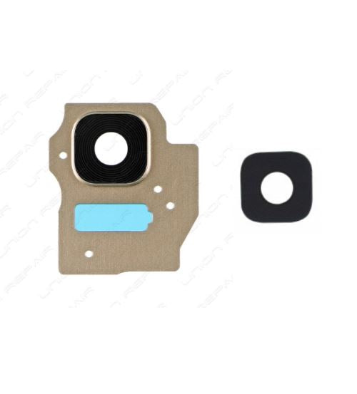 Replacement Back Camera Lens & Frame For Galaxy S8 Plus Gold