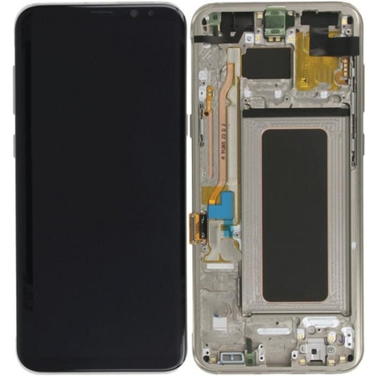 Replacement Lcd Screen Frame Samsung Galaxy S8 Plus Gold OEM