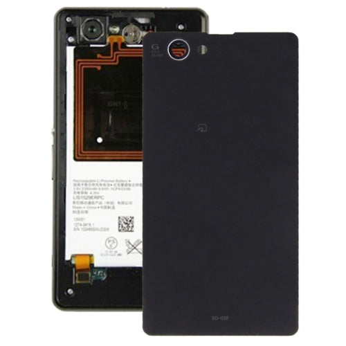 Replacement Back Battery Glass for SONY Z1 Mini Black