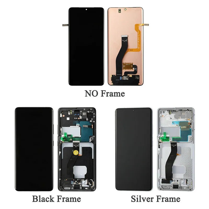 Replacement Lcd Screen Assembly Samsung Galaxy S21 Ultra Black (No Frame) OEM