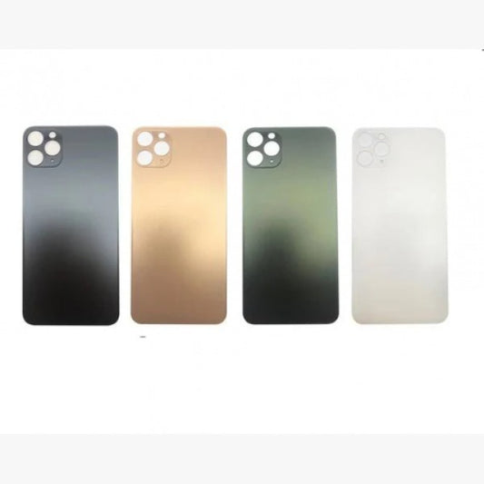 No Logo Back Glass For iPhone 13 Pro Max 6.7" Gold (Big Cam Lens Hole)