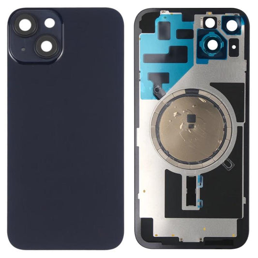 No Logo Back Glass With Bracket & Magnets iPhone 14 6.1" Black