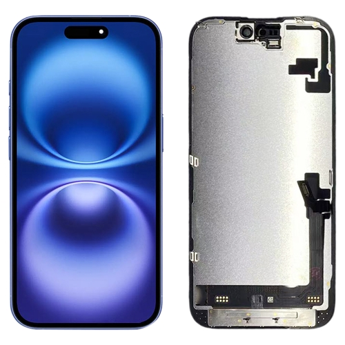 Replacement Lcd Screen For iPhone 16 6.1 inch Black FHD ZY