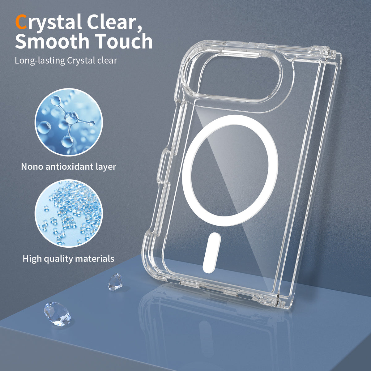 Mag Armor Magsafe Clear Case For iPhone Duo