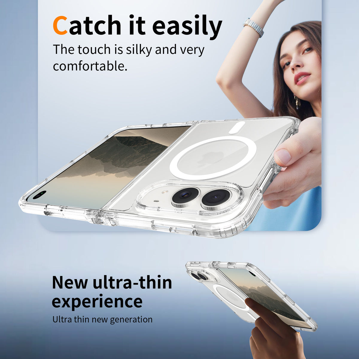 Mag Armor Magsafe Clear Case For iPhone Duo