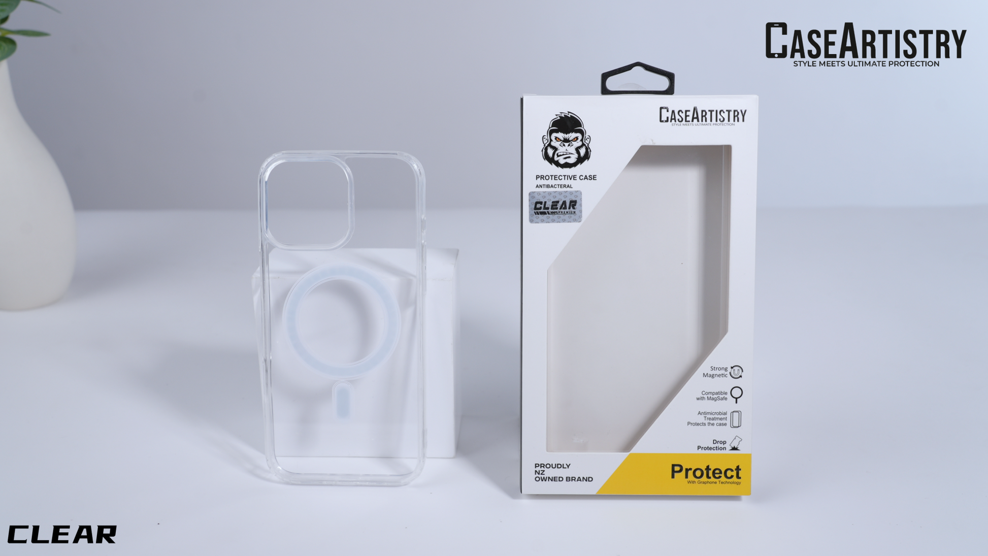 Case Artistry Mag Armor Clear Case For Samsung Galaxy S26 Ultra - Strong Magnet