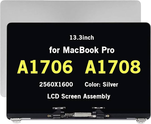Compatible Pro 13″ Retina Late 2016 2017 Display Assembly A1706 / A1708 Silver