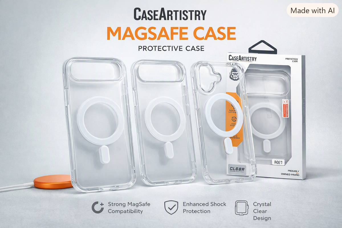 Case Artistry Mag Armor Clear Case For iPhone 16 Plus - Strong Magnet