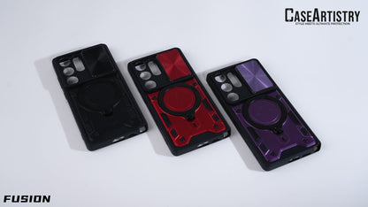 Case Artistry Tough Armor Magnetic Fusion Case For Oppo A40 / A60 5G / A3X