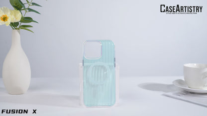 Case Artistry Corrugated Pattern Mag Armor Fusion X iPhone 15 Pro