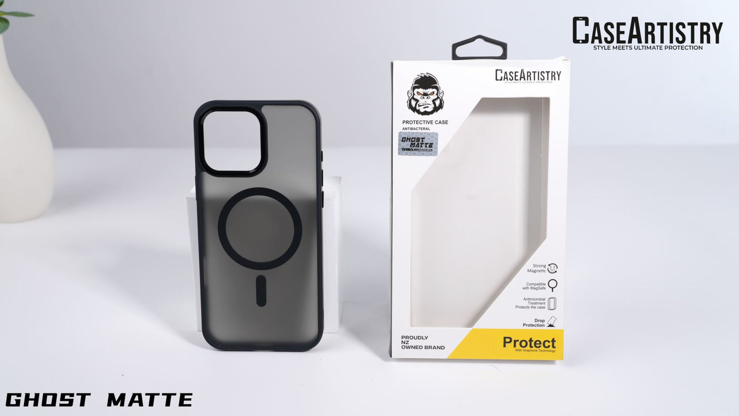 Case Artistry Mag Shield Ghost Matte Case Samsung Galaxy A57 5G Matte Black
