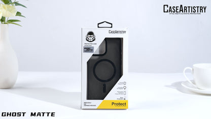Case Artistry Mag Shield Ghost Matte Case For iPhone 13 Mini Matte Black
