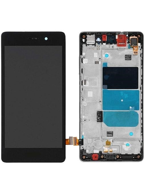 Replacement Lcd Screen With Frame Huawei P8 Lite Black