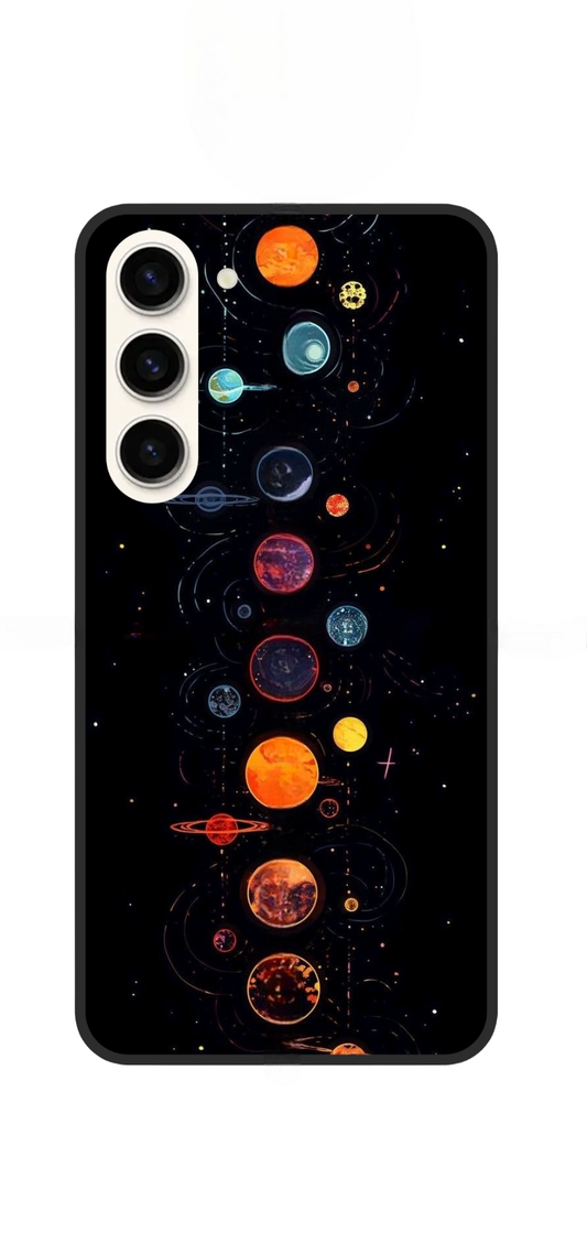 Space Planet Printed Snap Case For Samsung Galaxy A30S / A50S /A50 - POD