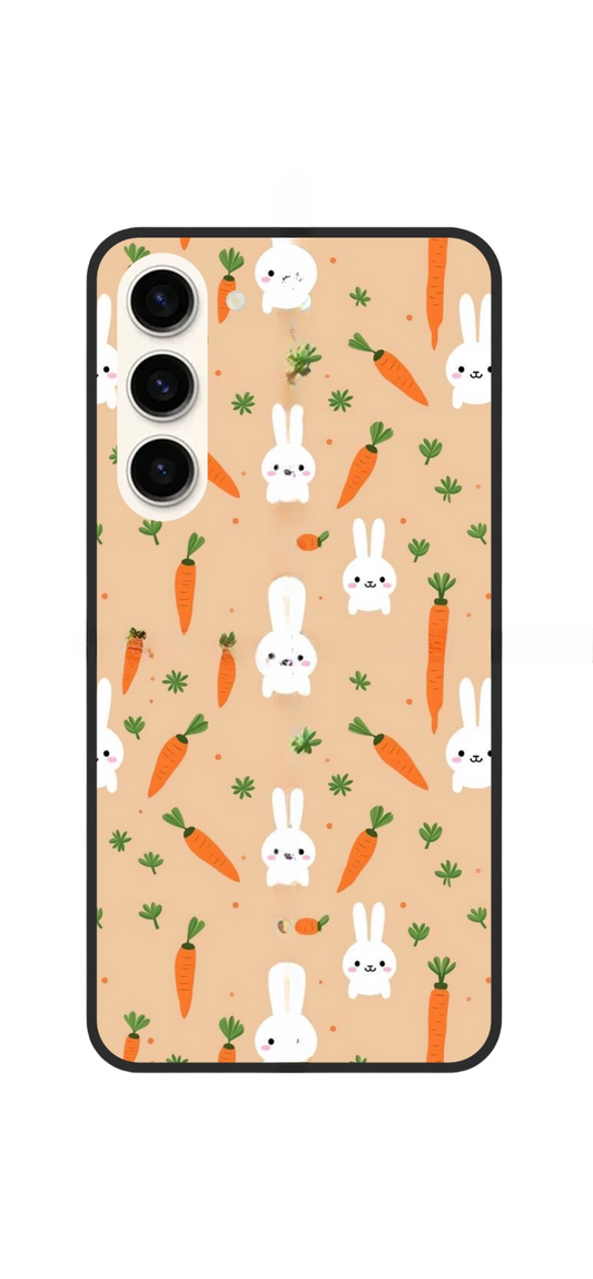 Bunny & Carrot Printed Snap Case For Samsung Galaxy A30S / A50S /A50 - POD
