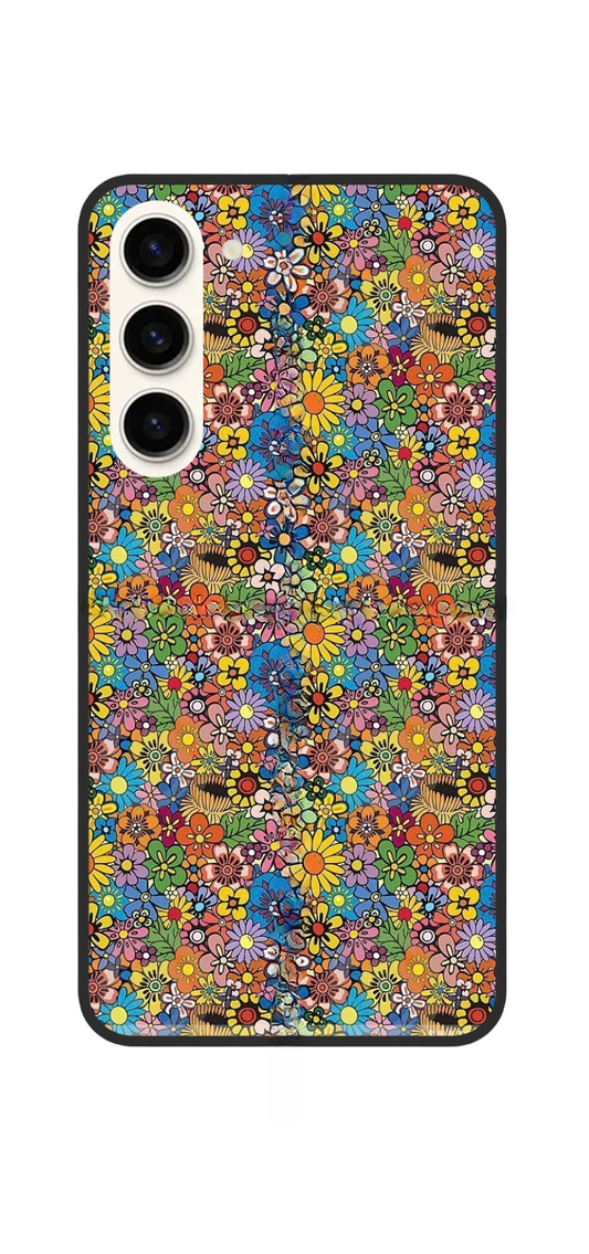 Floral Printed Snap Case For Oppo Reno 12F (4G/5G) - POD