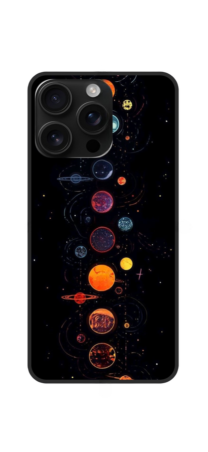 Space Planet Printed Snap Case For Oppo Reno 12 (5G) - POD