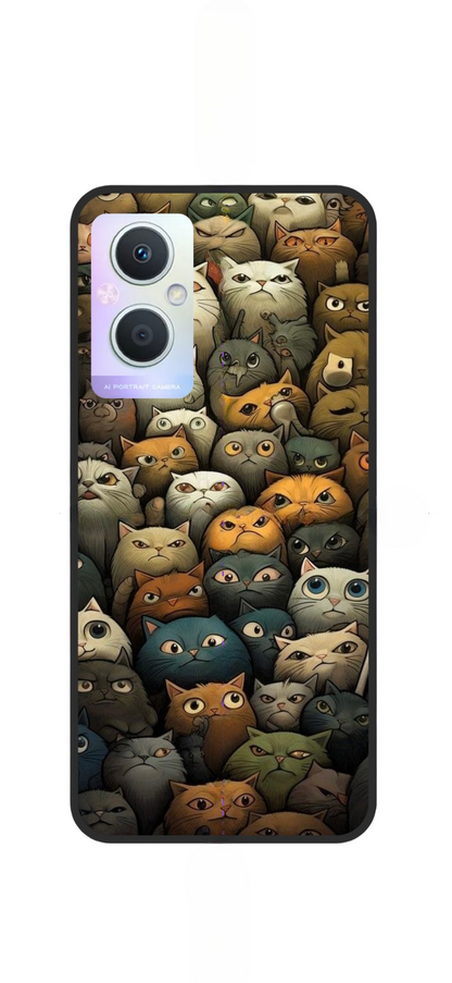 Angry Cats Printed Snap Case For Samsung Galaxy A55 (5G) - POD