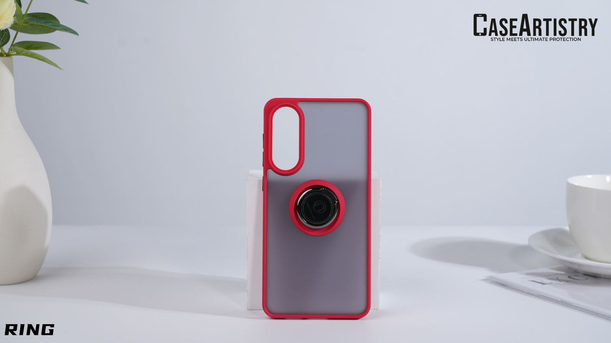 Case Artistry Tough Armor Ring Case For OPPO A6X 5G