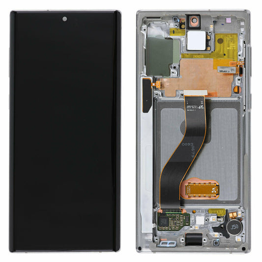 Replacement Lcd Screen Frame for Samsung Galaxy Note 10 Plus Black OEM