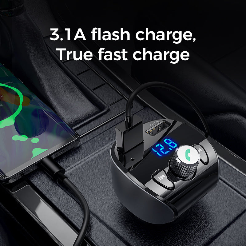 JOYROOM JR-CL02 Bluetooth 5.0 Car Phone Charger Handsfree Adapter