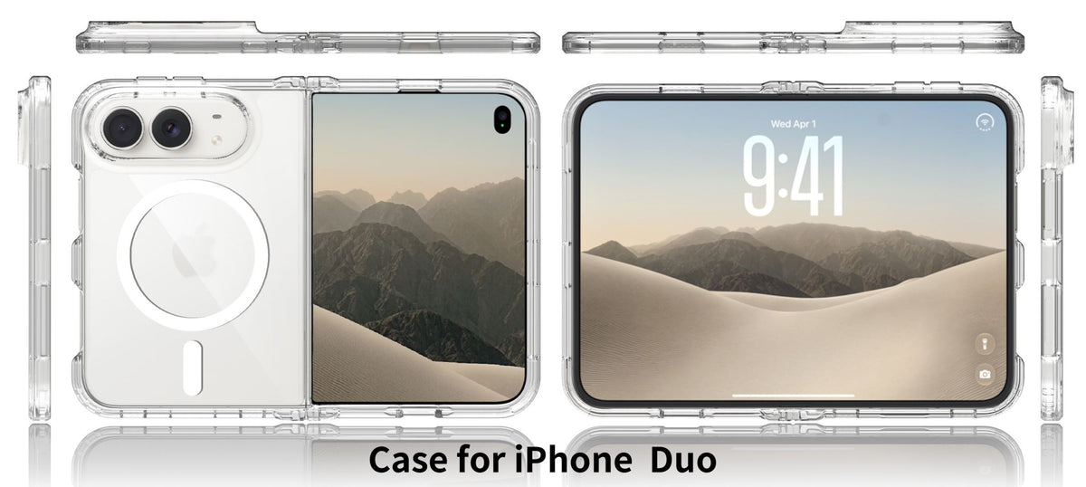 Mag Shield Ghost Matte Magsafe Case For iPhone Duo Matte Black
