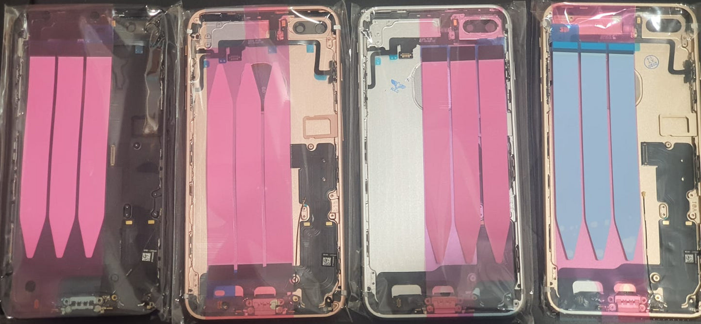 No Logo Back Housing For iPhone 7 Plus 5.5" Silver With Small Parts