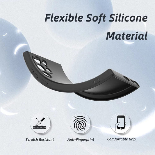 Silicone Soft Feeling Case For iPhone 13 Pro Max Black