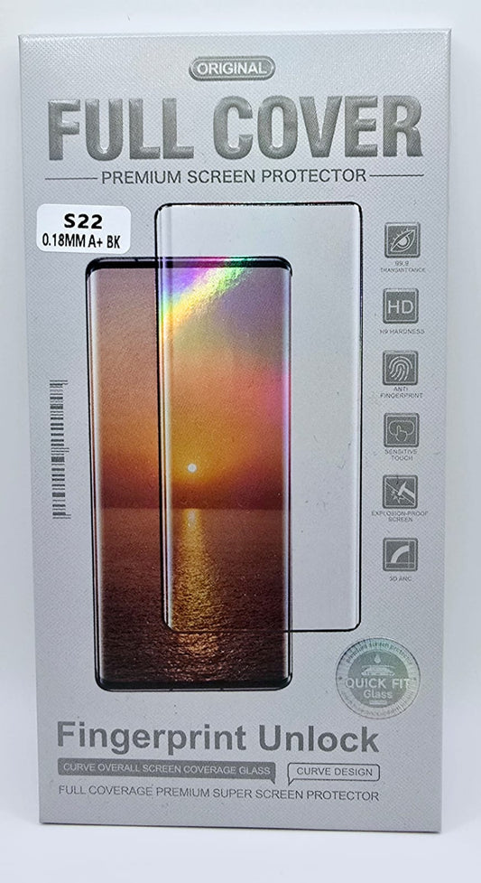 5D Full Cover 9H Curved Tempered Glass For Samsung Galaxy S10 Black
