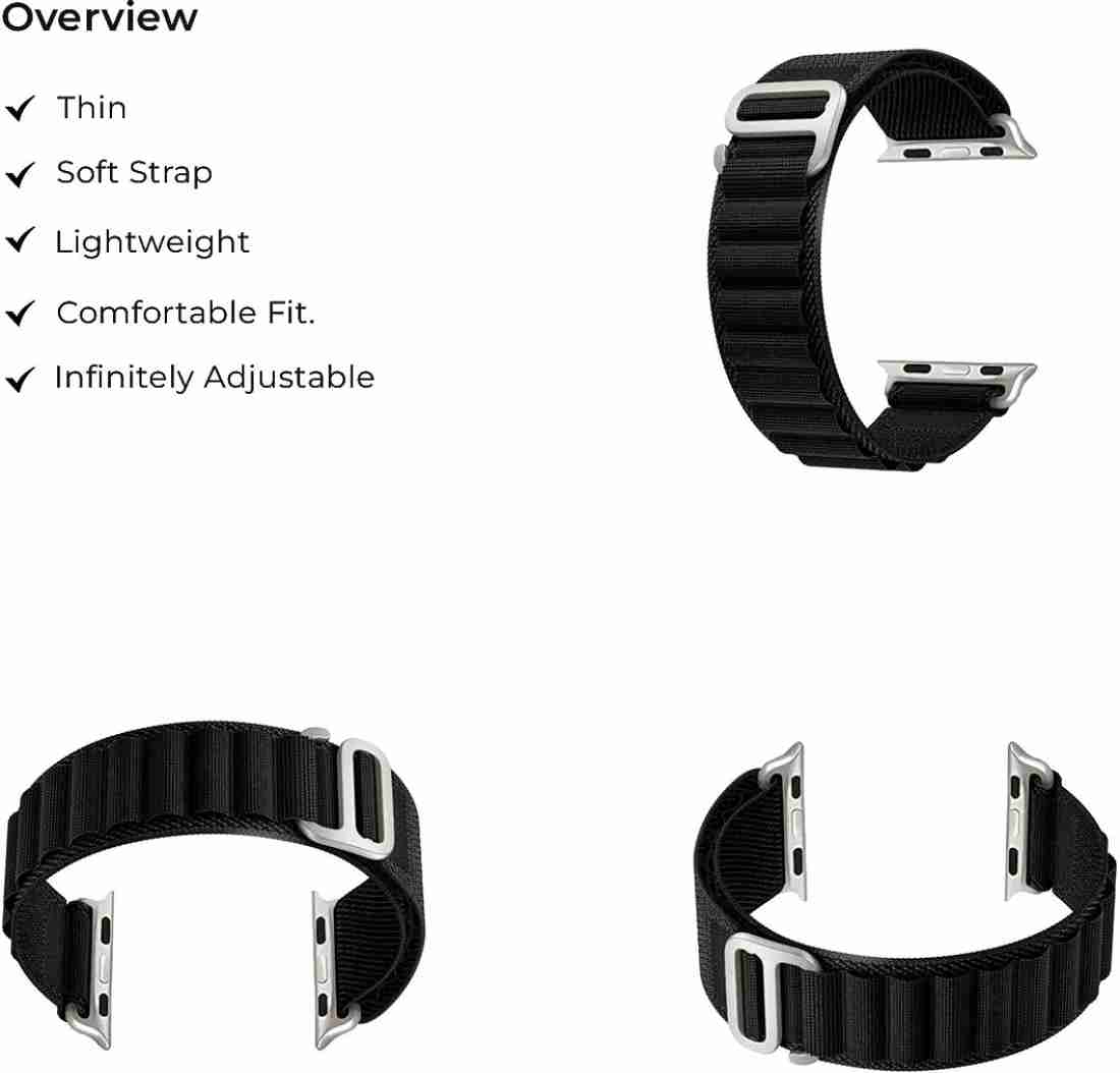 Alpine Loop Nylon iWatch Band / Strap 42 / 44 / 45 / 46 (S10) / 49mm