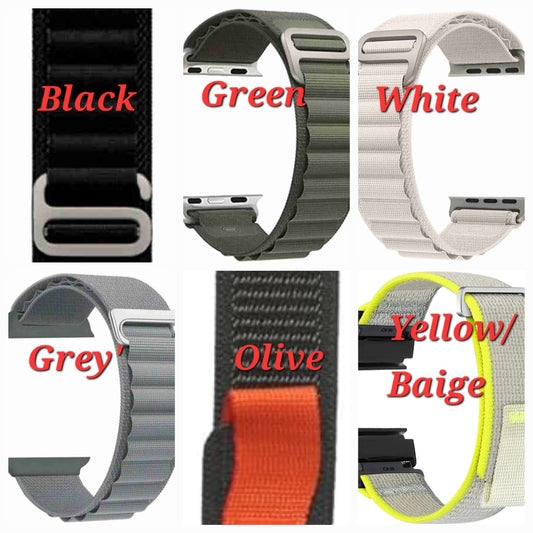 Alpine Loop Nylon iWatch Band / Strap 38mm / 40mm / 41mm / 42mm (S10)