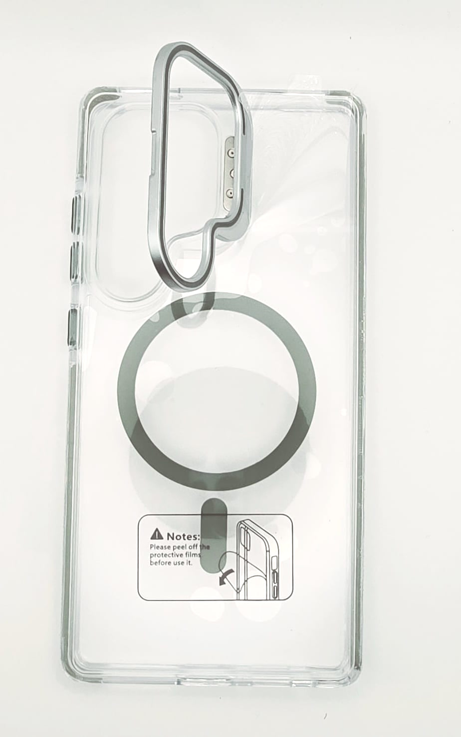 Case Artistry Magsafe Cam Ring Rhino Case For iPhone 15 Pro Max Clear