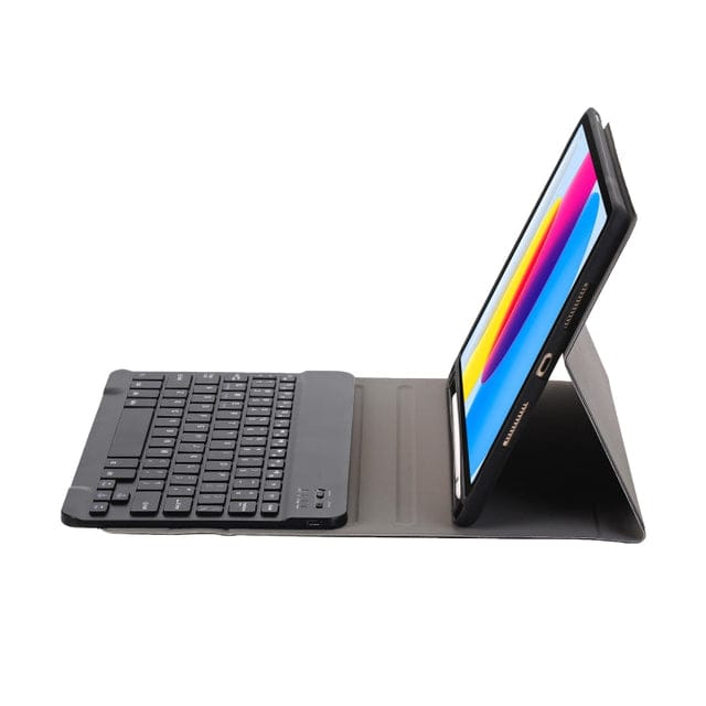 Detachable Bluetooth Keyboard Case With Pencil Holder For iPad 7th / 8th / 9th Black