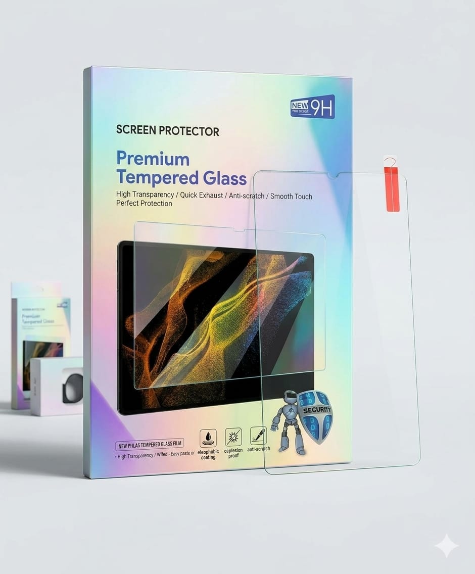 Premium 9H Tempered Glass For Samsung Tab A11 Plus X230 X235