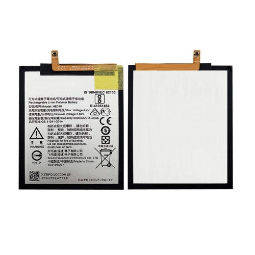 Replacement Battery HE345 For Nokia 6.1 3000MAH