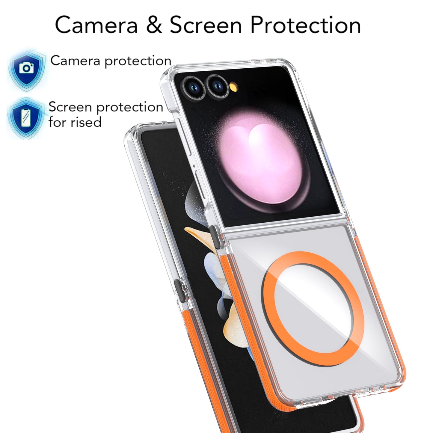 Magsafe Protective Case For Samsung Galaxy FLIP 7 Black