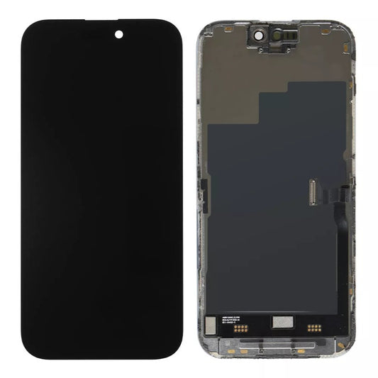 Replacement Lcd Screen For iPhone 15 Pro Black Hard Oled
