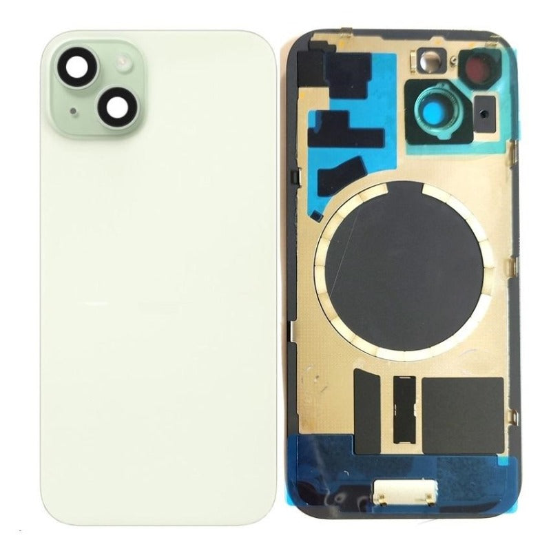No Logo Back Glass With Bracket & Magnets iPhone 15 6.1" Green