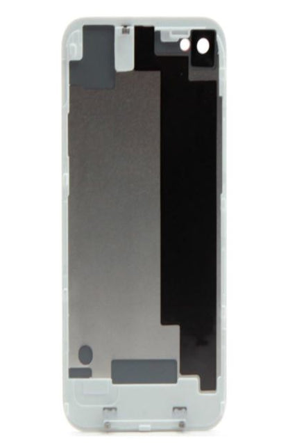 No Logo Back Glass For iPhone 4s White