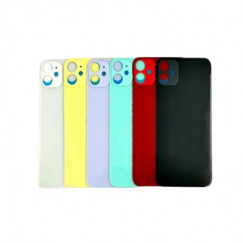 No Logo Back Glass For iPhone 11 6.1" Green (Big Cam Lens Hole)