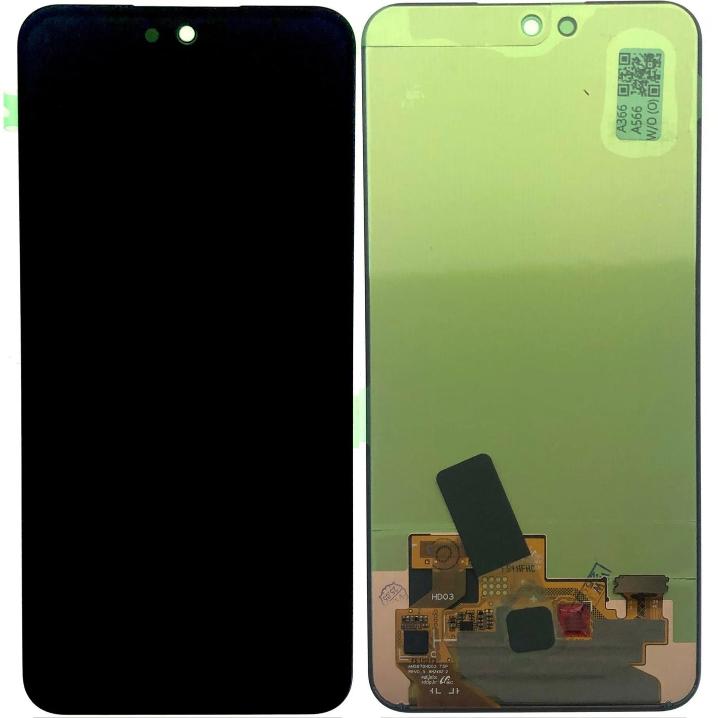 Replacement Lcd Screen Without Frame Samsung A37 5G Black OEM