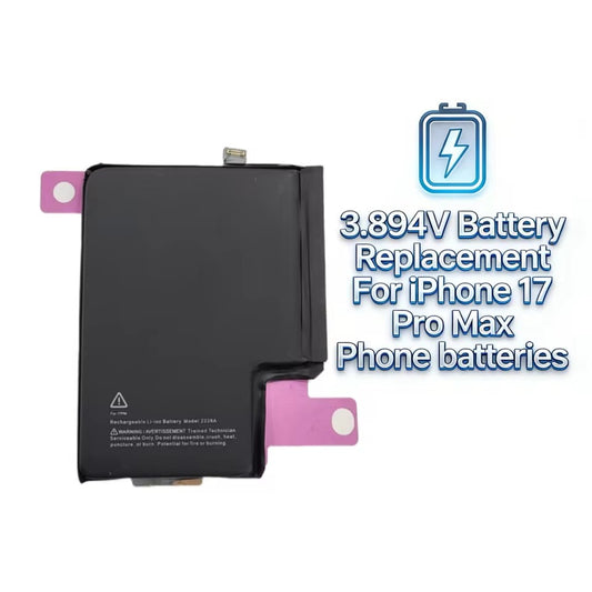 Replacement Zero Cycle High Quality Battery iPhone 17 Pro Max