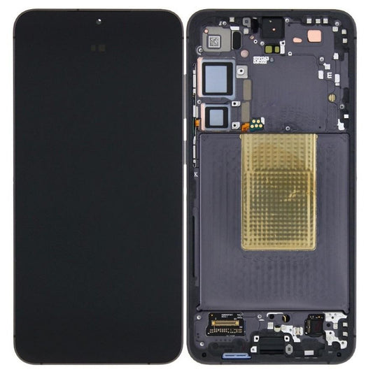 Replacement Lcd Screen with Frame Samsung Galaxy S24 Plus Silver OEM